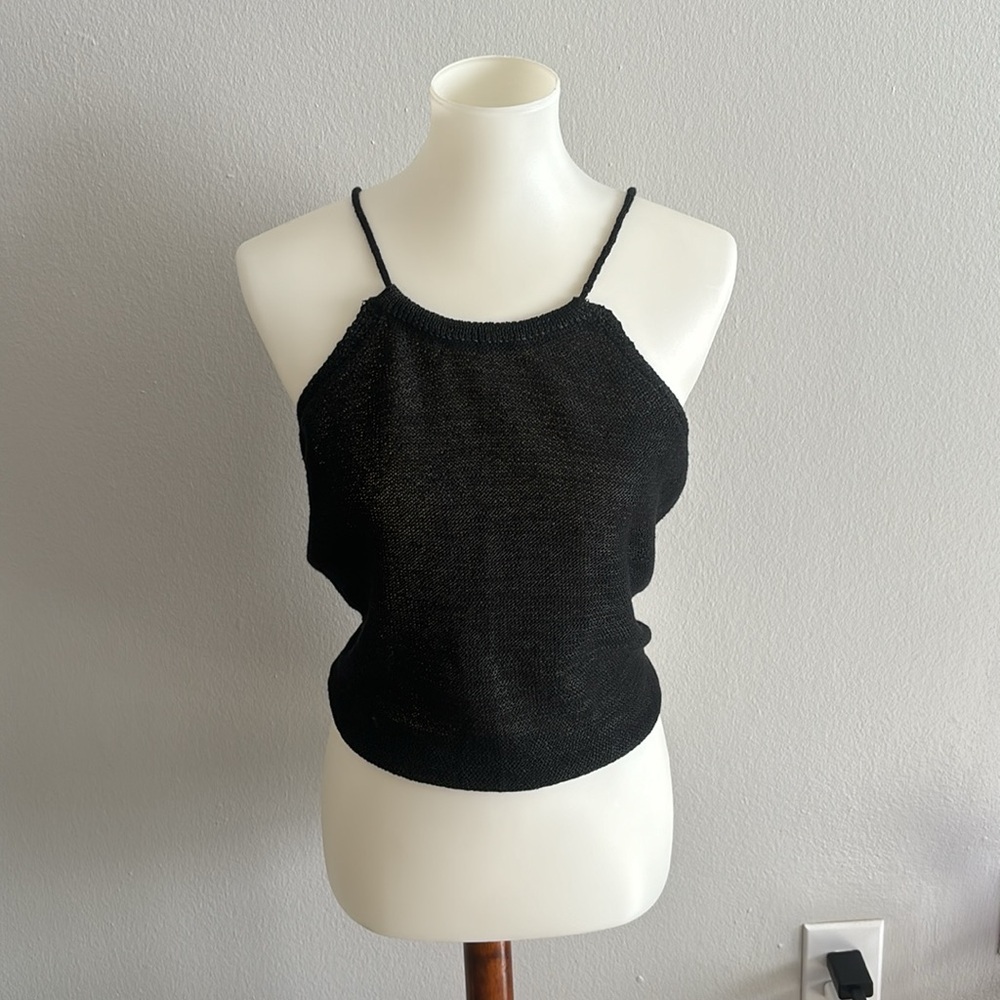 Wild Fable Black Halter Tank Top